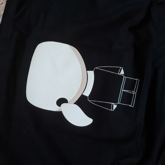 NWT Karl Lagerfeld Tote Bag Karl Lagerfeld Motif on Front AND Back! Tote Bag - Picture 11 of 16